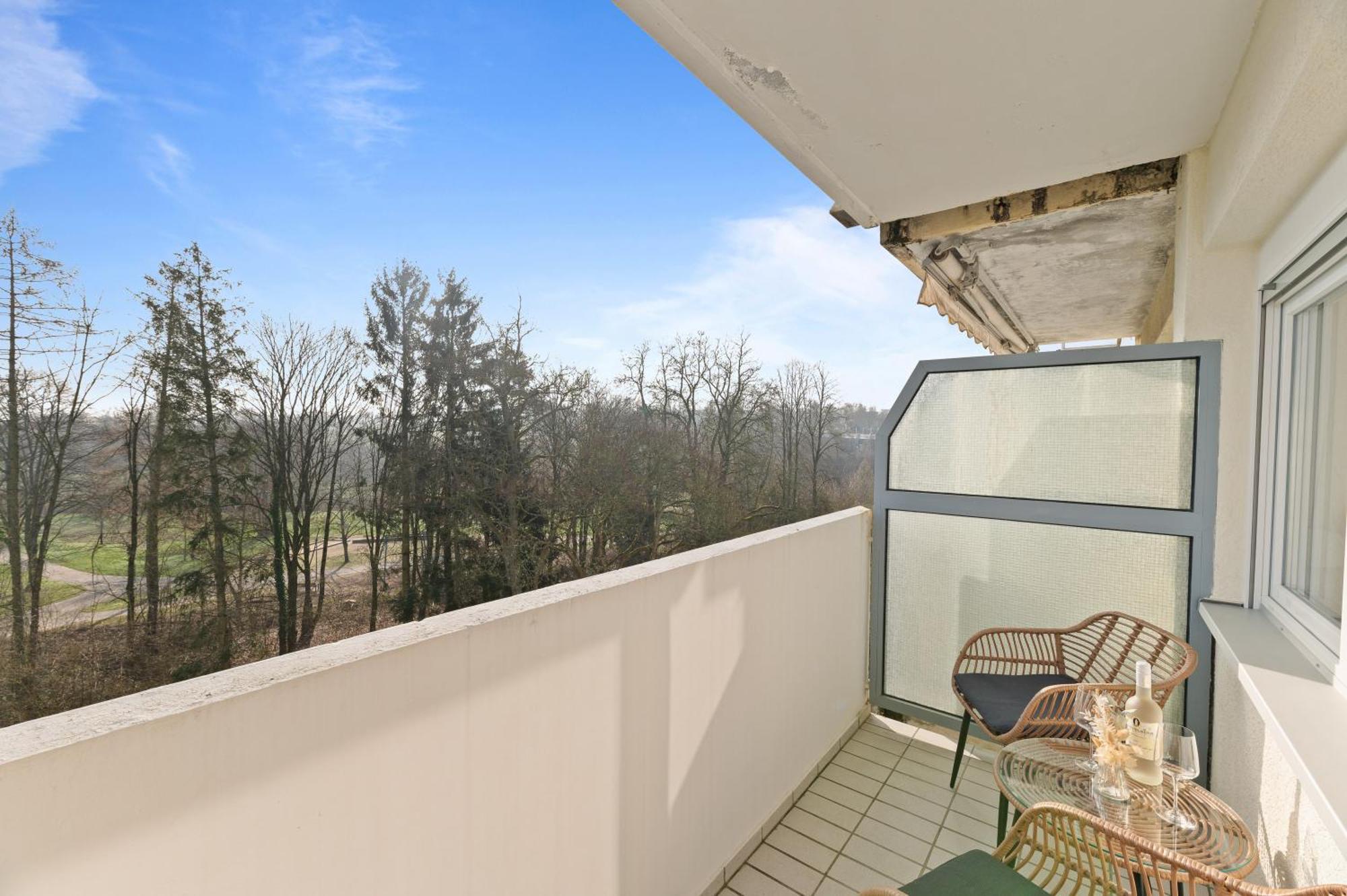 Roomfall Am Kurpark Mit Blick Ins Gruene-Parkplatz-Waschmaschine-Kueche-Wifi บาด รัพเพเนา ภายนอก รูปภาพ